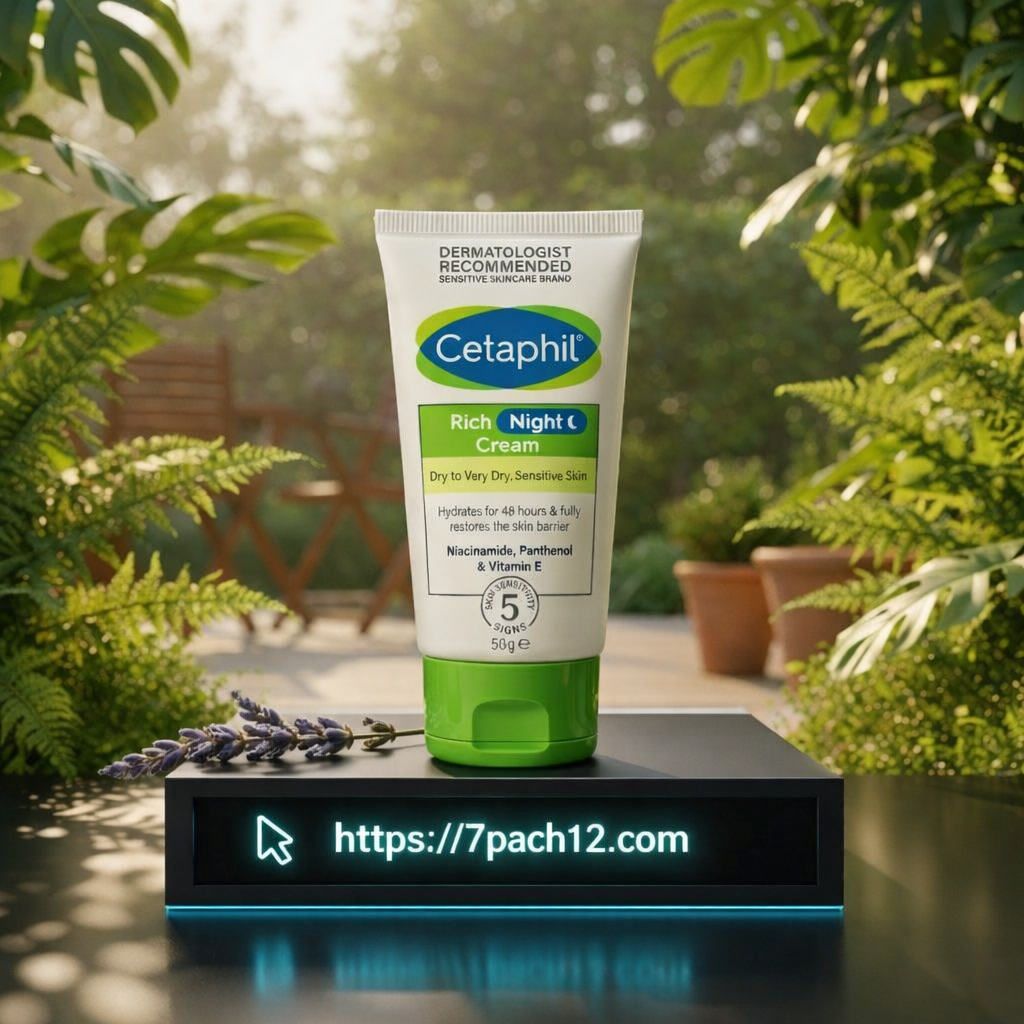 Cetaphil Moisturising Cream Dry to Very Dry, Sensitive Skin – 50g (Korean version)